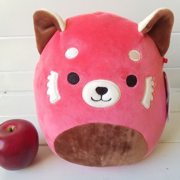 Squishmallows  Cici the Red Panda 8" Red Brown Belly 8", KellyToy with Round Tag - Picture 10 of 10